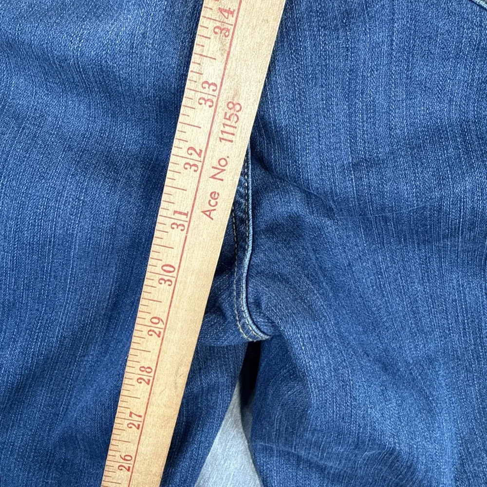 Torrid Jeans Sky High A-Line Flare NWT Dark Wash Size 18 R Stretch Boho Wide Leg - Picture 6 of 8